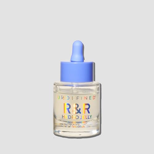 Hydro Jelly Face & Eye Serum with Peptides Hyaluronic Acid Caffeine - Vegan Hydrating Serum