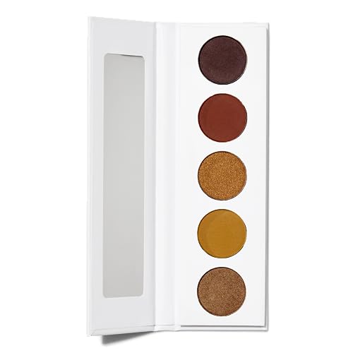Well People Power Palette Eyeshadow Sepia - Vegan, Long-Lasting Neutral Makeup