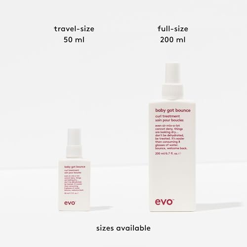 EVO Baby Got Bounce Curl Treatment - Anti Frizz Hair Moisturizer for Wavy & Curly Hair - 6.7 Fl Oz