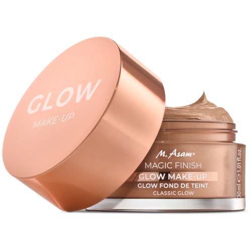 Glow Make-up Mousse Classic Glow 1.01 Fl.oz. - Radiant 4-in-1 Primer, Foundation & Highlighter