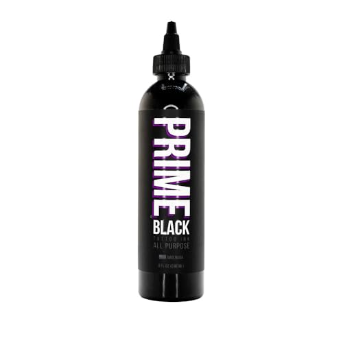 Black Tattoo Ink 8oz - All-Purpose, Smooth Flow, Long-Lasting Supply