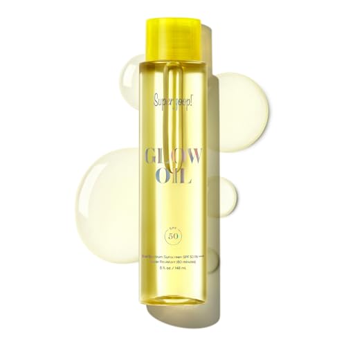 SPF 50 Body Oil Sunscreen with Glow & Hydration - 5 Fl Oz - Non-Greasy, Water-Resistant, Nourishing SPF Oil