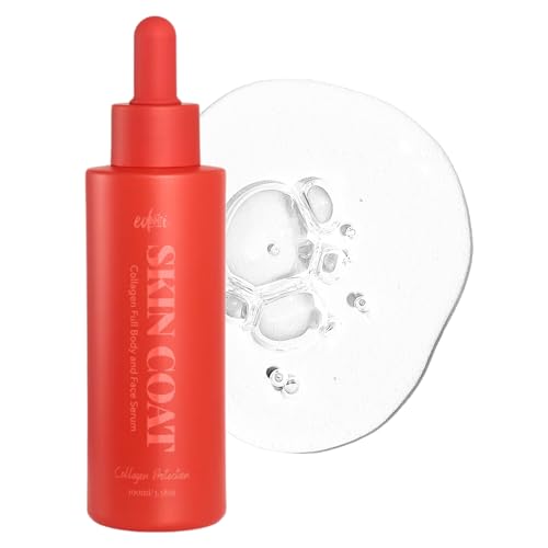 ed&i SKIN COAT Collagen Boosting Serum for Body & Face, Skin Tightening, Hydrating, Moisturizing & Firming, Plumping Serum for Women, Glowing Look, 3.38 oz