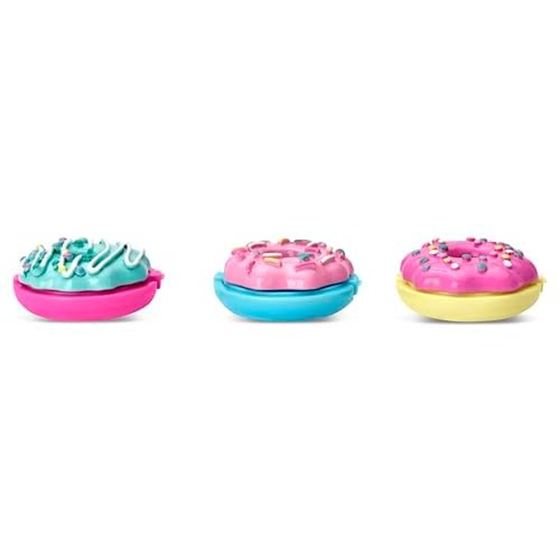 iscream Sprinkle Donuts Shaped Watermelon, Strawberry & Vanilla Scent Lip Balm Trio