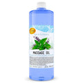 SPA REDI Mint Eucalyptus Massage Oil 32 oz - Fast-Absorbing, Professional Spa Quality