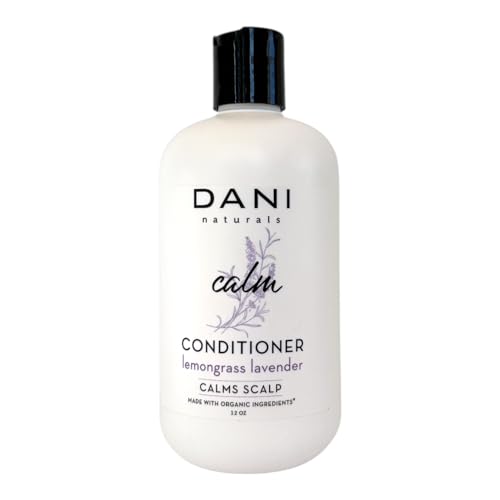 DANI Naturals Lemongrass Lavender Conditioner - Sulfate-Free, Vegan, 12 Fl Oz