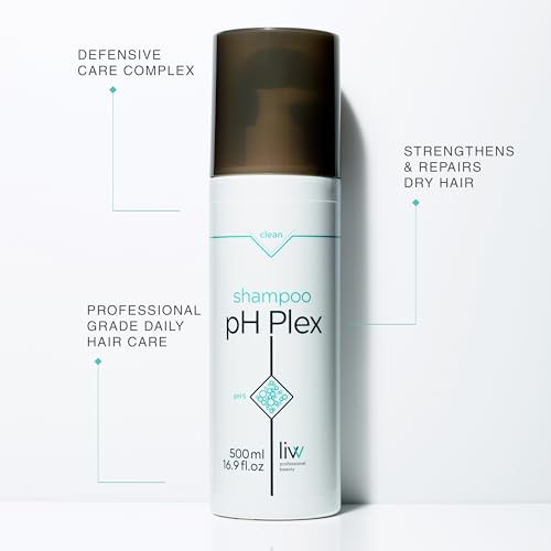 LIW pH Plex Clean Shampoo 16.9 fl oz - Bond Building Hair Repair, Vegan & Cruelty-Free