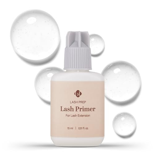 BL Lashes Primer for Lash Extensions | Oil-Free, Strong Bonding Power Retention, Speeds Up Application Time, Professional Use & Gentle on Sensitive Skin (15ml, 0.51 fl.oz)