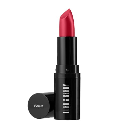 Lord and Berry Vogue Matte Lipstick - Rich, Highly Pigmented Lip Color - Infused with Papaya and Orchid Extracts - 7614 Enchant? - 0.81 oz