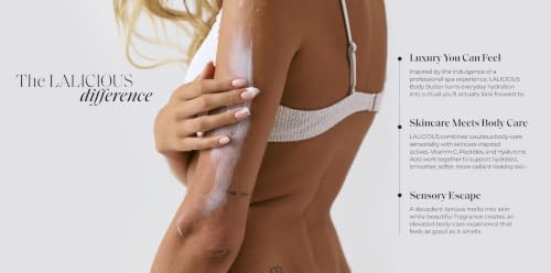 Sugar Kiss 8oz Whipped Body Butter - Ultra-Hydrating Shea & Hyaluronic Acid