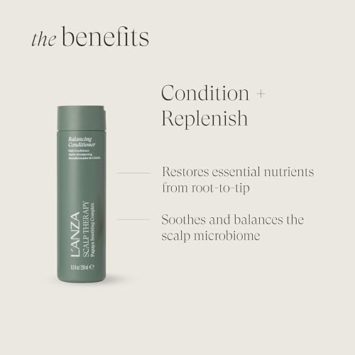 L’ANZA Scalp Therapy Balancing Cleansing Conditioner 8.5 Fl Oz - Hydrating & Soothing for Sensitive Scalp