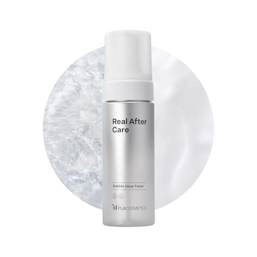 idplacosmetics Real After Care Bubble Glow Toner 5.07 fl.oz (150 ml) ? Micro-Bubble with 42% Rice Bran Water & Gentle AHA/PHA/LHA Exfoliation Hydrating Korean Toner for Smoother Look