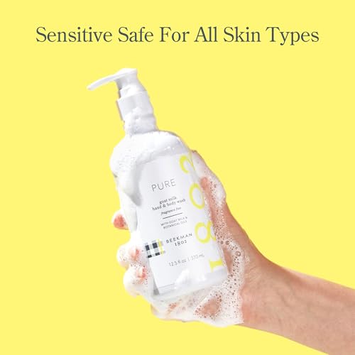 Pure Goat Milk Hand & Body Soap - Fragrance Free, 12.5 Fl Oz - Moisturizing & Gentle