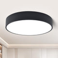 Black 18.1-Inch Dimmable 42W LED Ceiling Light Fixture Pendant Modern