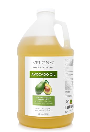 Avocado Oil - 1 Gallon Pure Expeller-Pressed Skin & Hair Care Oil