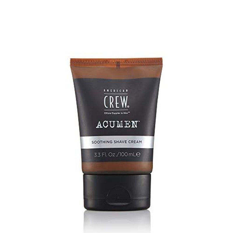 American Crew Shave Cream for Men, Soothing Cream Formulated with Bisabolol for Smooth, Fresh Skin, 3.3 Fl Oz