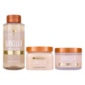 Tree Hut Vanilla Body Care Set - Shea Sugar Scrub, Body Wash & Whipped Body Butter