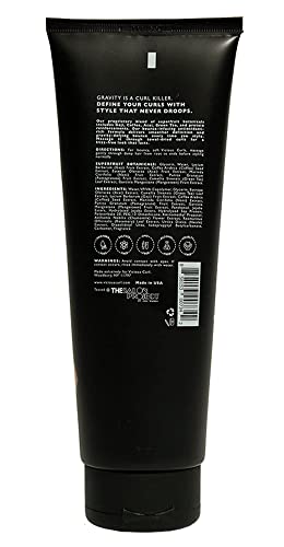VICIOUS CURL Lock Gel - No-Crunch Curl Defining Gel for Wavy & Curly Hair, Medium-Strong Hold, 6 Fl Oz