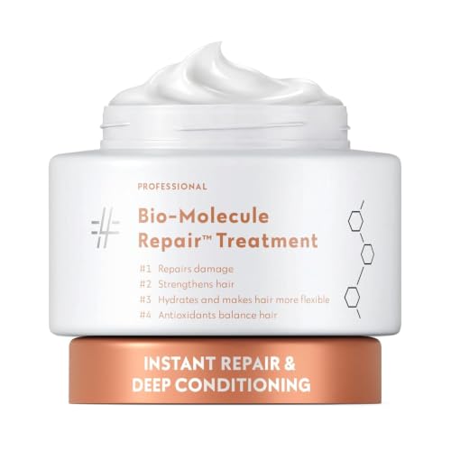 FOUR REASONS Bio-Molecule Repair Hair Mask for Damaged & Dry Hair - Deep Conditioning & Bond Repair, Vegan & Sulfate-Free, 250ml