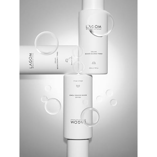 LAGOM Cellus Revive Essence Toner for Natural Replenishment with 3-Layer Hyaluronic Acid,Face Calming, Soothing, All Skin 6.76 Fl Oz