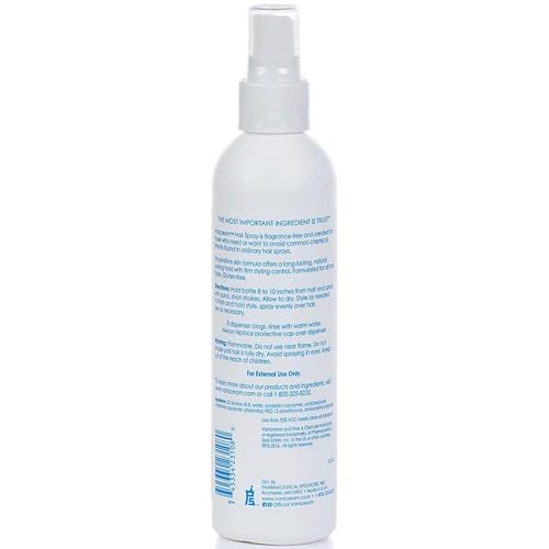 Free & Clear Hairspray Firm Hold, 8 Ounce (Pack of 2)