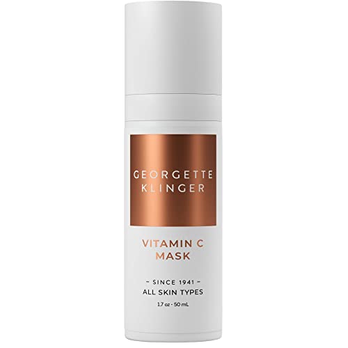 Georgette Klinger Vitamin C Mask - Nutrient-Rich Skin Brightening Treatment, Draws Out Impurities, Unclogs Pores, Fights UV Damage, Smooths and Firms for Radiant, Even-Toned Complexion - 1.7 oz