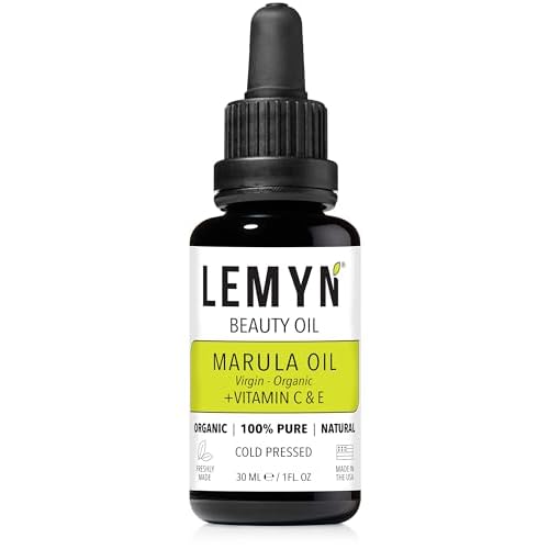 Virgin Marula Face Oil | Supercharged with Vitamin C & E | Freshly Made | Intense Hydration & Radiance Boost | Anti-Aging Skin Care and Face Moisturizer | Organic ? Vegan ? Cruelty-Free