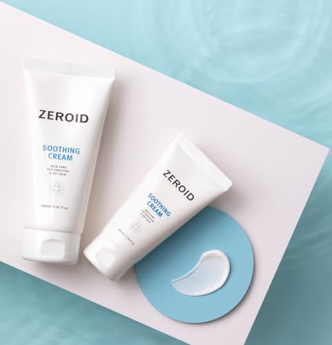 ZEROID Soothing Cream 5.4 Fl Oz Hydrating, Non-Greasy for Sensitive Skin - Pack of 1