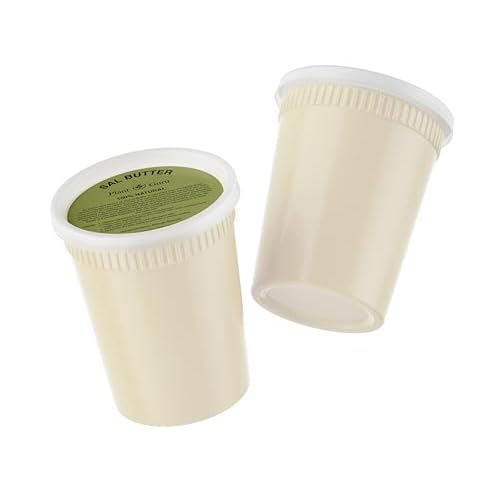 Plant Guru Raw Sal Seed Butter 32 oz. / 2 lbs. 100% Pure Natural Cold Pressed - Great for Skin, Body and Hair Moisturizer, DIY Creams, Balms, Lotions and Soap Making.