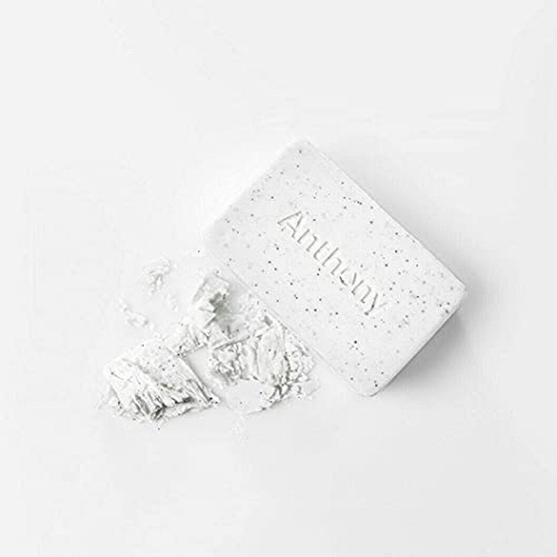 Anthony Men's Exfoliating Soap Bar, Grapefruit Scent, 5 Oz - Infused with Cucumber Extract, Jojoba, Shea Butter, Squalane & Coconut Oils for Moisturizing, Exfoliating & Refreshing Body Skin