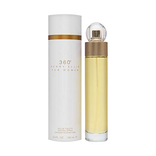 360 Degrees Perry Ellis for Women 3.4 oz EDT Spray – Lavender & Vanilla