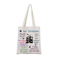 MNIGIU The AD Family Musical Tote Bag - Quote Merch