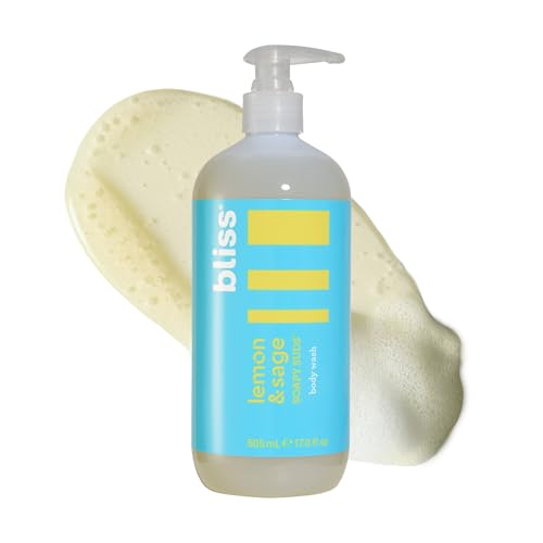 Bliss Lemon and Sage Soapy Suds Body Wash and Body Butter - Gentle and Hydrating for Soft Skin - Vegan and Cruelty-Free