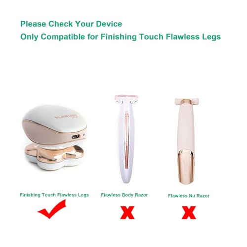 Charger Cord Replacement for Finishing Touch Flawless Legs Shaver Women Electric Trimmer - 5V USB Power Cable (2-Pack) (NOT for Flawless body razor and Flawless Nu razor)