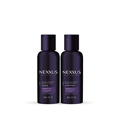 Nexxus Keraphix Damage Healing Shampoo 3 oz Pack of 12 - Protein-Rich Hair Care