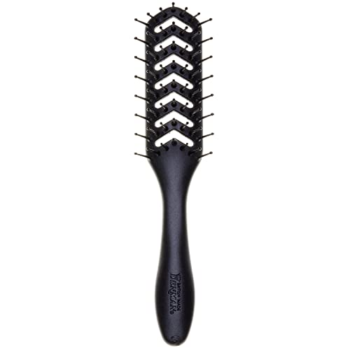Denman Jack Dean D200 Flexible Vent Hair Brush for Blow Drying - Black, 1 Pack