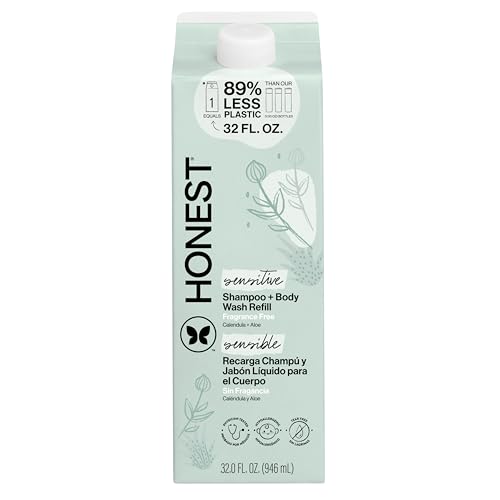 The Honest Company Hypoallergenic Fragrance-Free 32 Fl Oz Shampoo & Body Wash - Unscented