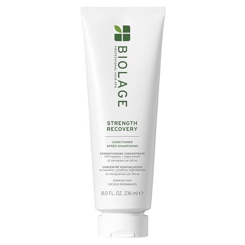 Biolage Strength Recovery Conditioner 8 Fl Oz for Damaged Hair - Deep Hydrating & Strengthening