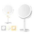 Bearolve 8-Inch Rechargeable LED Makeup Mirror with Lights, 20X Magnification, Adjustable Brightness & Height, Women Gift