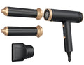 3-in-1 Hair Dryer & Curling Styler with Auto Wrap Airflow - 2000W Ionic Travel Blow Dryer
