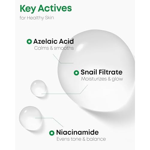 Nineless A-Control Azelaic Acid Toner with AHA & BHA - Pore Refining & Soothing Facial Toner for Acne-Prone Skin - Redness Relief & Dark Spot Corrector, Korean Skincare, 5.07 fl.oz