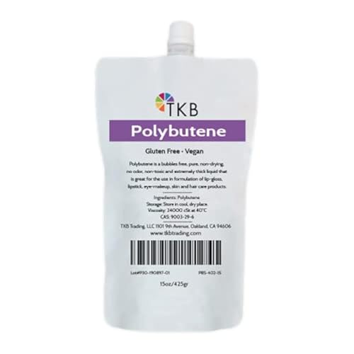 15oz Clear Cosmetic Polybutene Additive for DIY Makeup & Skincare - Long-Lasting