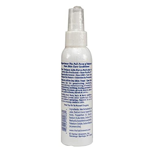 HERBAL ANSWERS Aloe Force - Pure Aloe Vera Face and Body Spray Mist, 4oz
