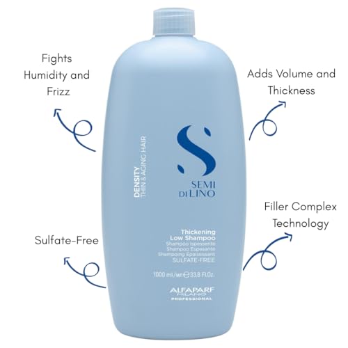 Alfaparf Milano Semi di Lino Density Shampoo for Thinning Hair 33.8 Fl Oz