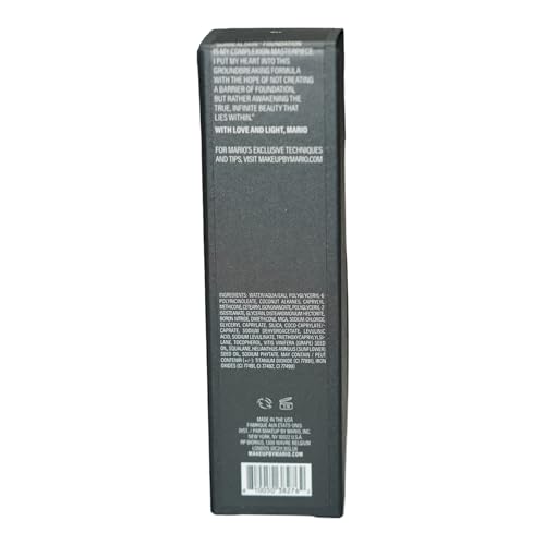 MAKEUP BY MARIO SurrealSkin Liquid Foundation, Liquid Formula, Vegan, Long-wearing coverage, Hydrating, Natural Finish, Size 30 mL (17N - medium with neutral undertone)