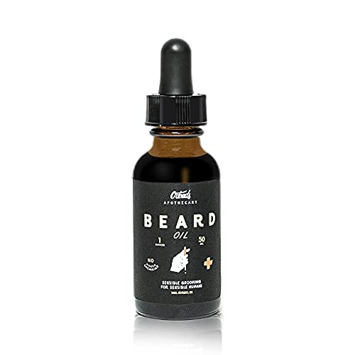 O'Douds Beard Oil for Men – Natural Vegan Mustache & Beard Conditioner with Jojoba Oil, Forest Scent, 1oz