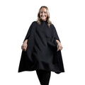 Ultra-Soft Cozy Fleece Hair Cape for Salon Clients - Keeps Hair Warm