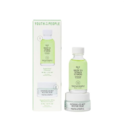 Youth To The People Skin Care Set - Daily Cleanser & Moisturizer for Oily Skin