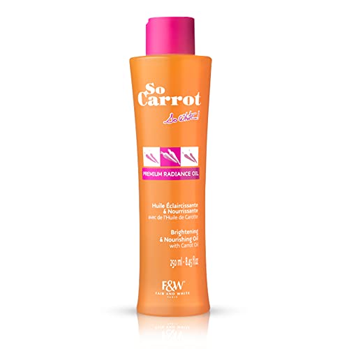 Brightening Body Oil with Carrot & Almond Oil - Hydrating & Nourishing Skin Care