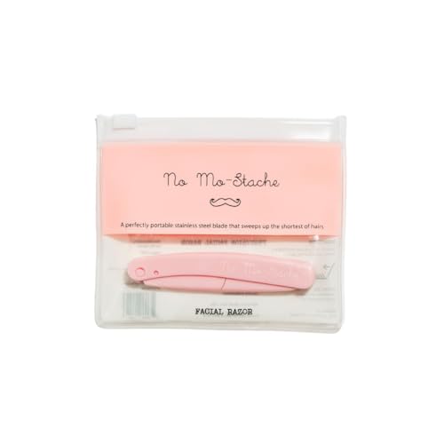 No Mo-Stache Facial Razor - Fuzz Free Facial Razors for Hair Removal and Skin Exfoliating